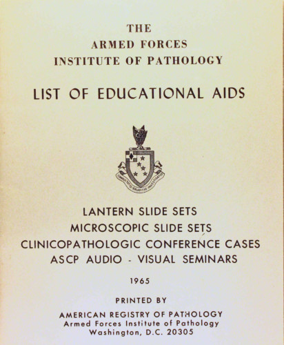 Armed Forces Catalog of Lantern Slide Sets, Including Effects of Atomic Radiation.